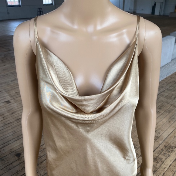 Vintage Early 2000s "La Vie En Rose" Maxi Slip Dress - Picture 5 of 9